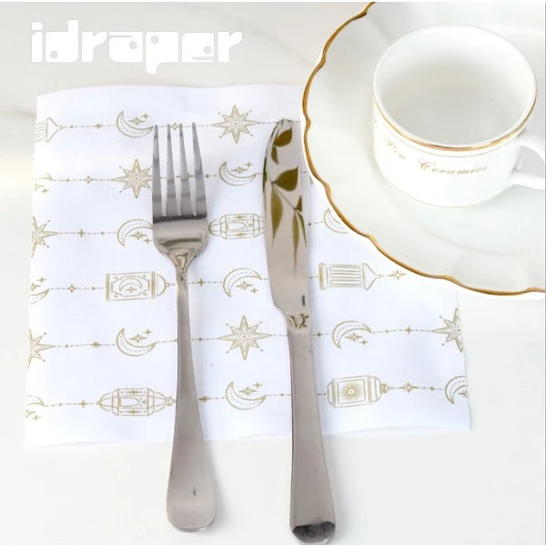 Gold Cloth Table Napkins Free Sample